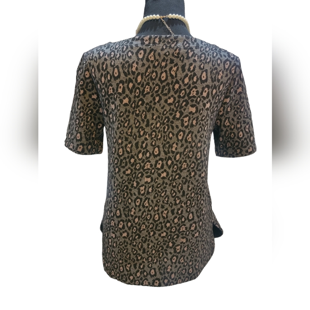 Leopard Print Blouse - image 4